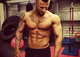 健身男神图片,肌肉线条与自信魅力的完美融合